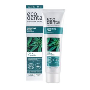 Pasta pentru Dinti Sensibili, cu CBD si Probiotice, Ecodenta, 100 ml