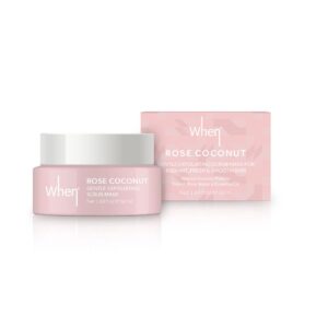 Masca exfolianta delicata pentru ten radiant, Rose Coconut, When Beaut...